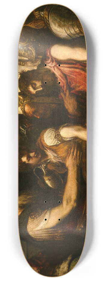 Andrea Schiavone - Christ before Pilate 8.25 inch art skate deck