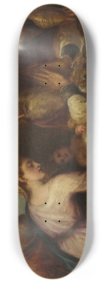 Andrea Schiavone - Presentation in the Temple 8.25 inch art skate deck