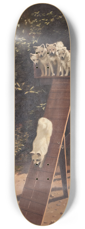 Andrew Putnam Hill - Dog Training 8.25 inch art skate deck