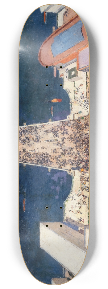 Andr Victor douard Devambez - La colline de Chaillot pendant lexposition Internationale de 1937, vue de la Tour Eiffel. 8.25 inch art skate deck