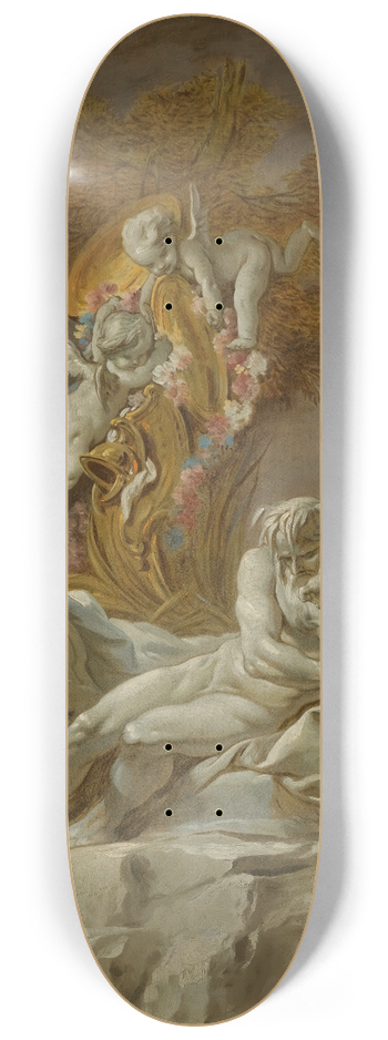 Franois Boucher - Fountain Study I 8.25 inch art skate deck