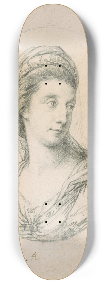 Angelica Kauffmann - Dorothea Hellen 8.25 inch art skate deck