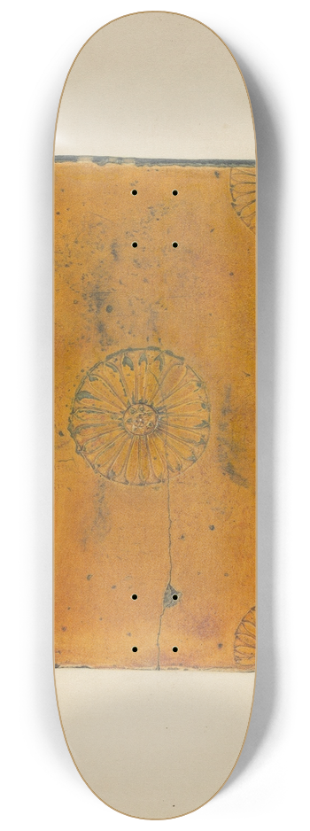 Angelo Bulone - Zoar Fireplace Tile 8.25 inch art skate deck