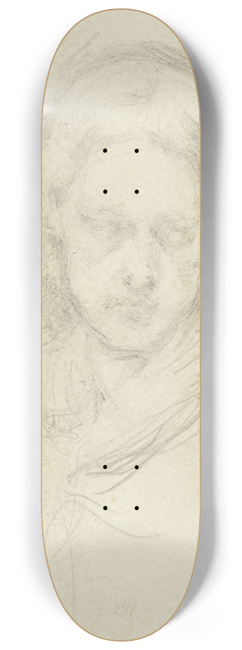 Angilbert Gbel - Female head 8.25 inch art skate deck