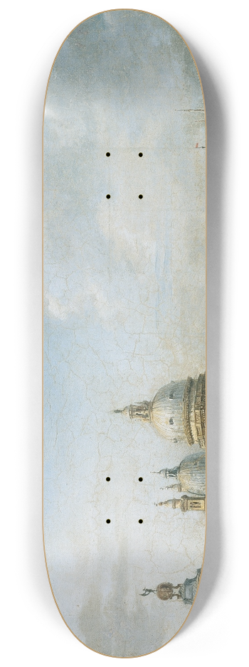 Angiolo Barbini - Canal Grande in Venedig 8.25 inch art skate deck