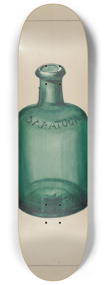 Anna Aloisi - Glass Bottle 8.25 inch art skate deck