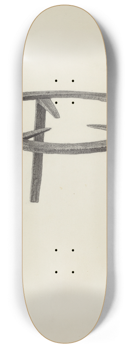 Albert Taxson - Trivet 8.25 inch art skate deck