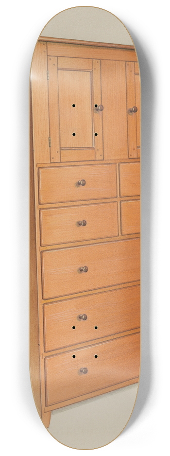 Anne Ger - Shaker Cabinet 8.25 inch art skate deck