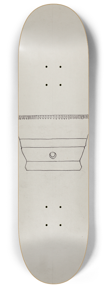 Anne Mentzoff - Soap Dish 8.25 inch art skate deck
