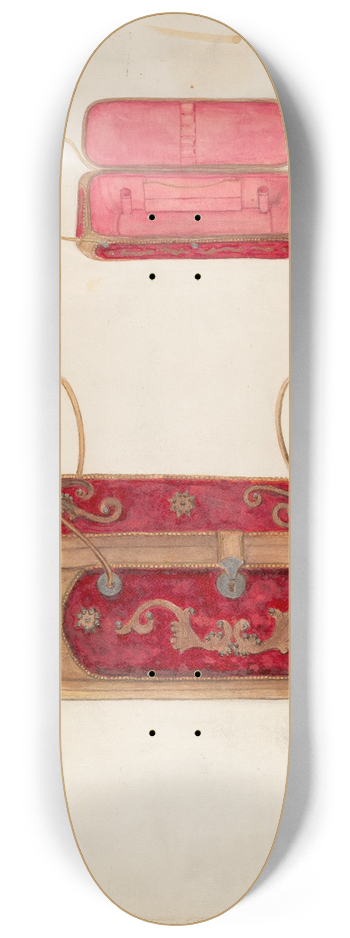 Ann Gene Buckley - Reticule 8.25 inch art skate deck