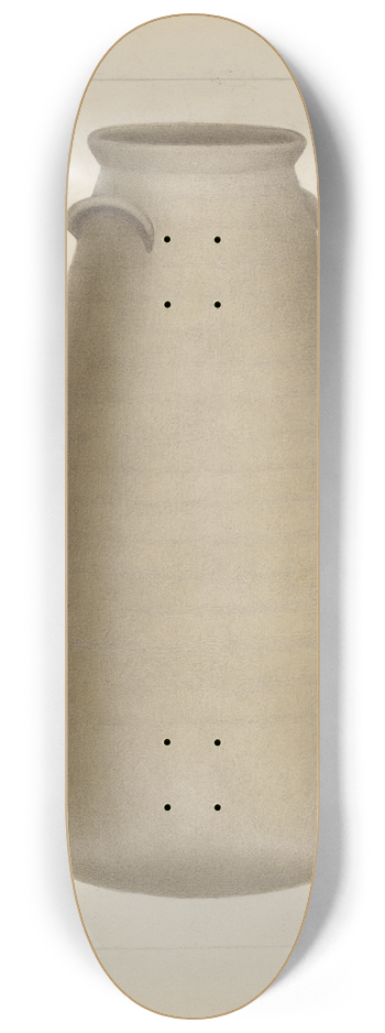 Annie B. Johnston - Stoneware Churn 8.25 inch art skate deck