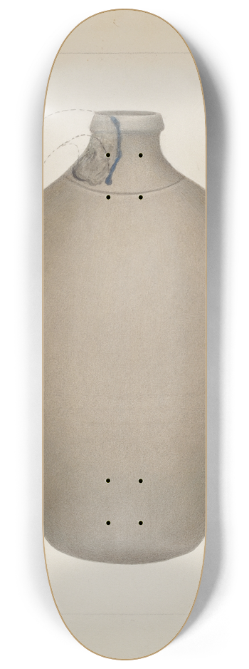 Annie B. Johnston - Stoneware Jug 8.25 inch art skate deck