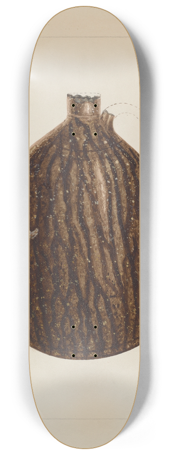 Annie B. Johnston - Stoneware Jug 8.25 inch art skate deck