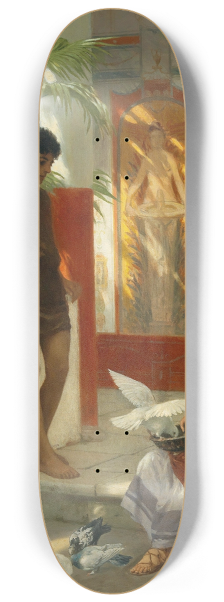 Albert Tschautsch - Scene from ancient Rome 8.25 inch art skate deck