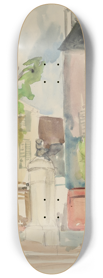 Anny Dollschein - Dorfplatz 8.25 inch art skate deck
