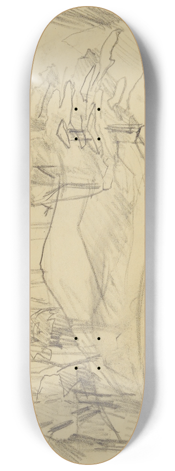 Anny Dollschein - Haus im Wald 8.25 inch art skate deck