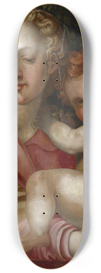 Anonymous - Virgin with Child 8.25 inch art skate deck