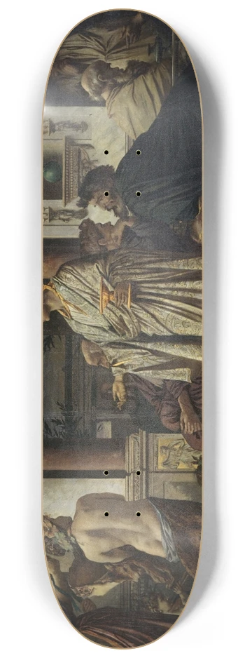 Anselm Feuerbach - The Symposium (Second Version) 8.25 inch art skate deck