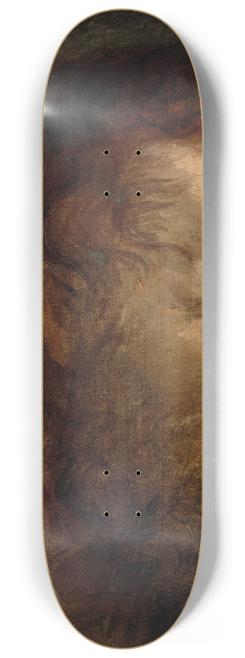 Anthony van Dyck - Head study of a bearded man 8.25 inch art skate deck