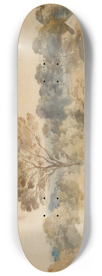 Anthony van Dyck - Landscape 8.25 inch art skate deck