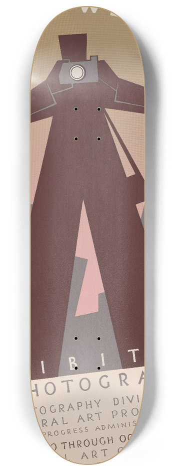 Anthony Velonis - East side West side  exhibition of photographs 8.25 inch art skate deck