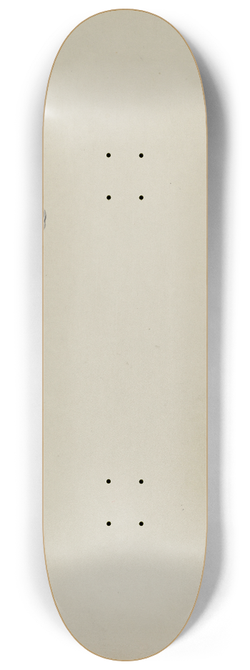 Anthony Zuccarello - Silver Salt Spoon 8.25 inch art skate deck