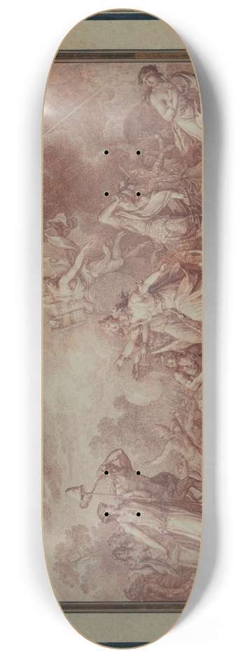 Antoine Borel - Composition allgorique relative au 14 juillet 1789 8.25 inch art skate deck
