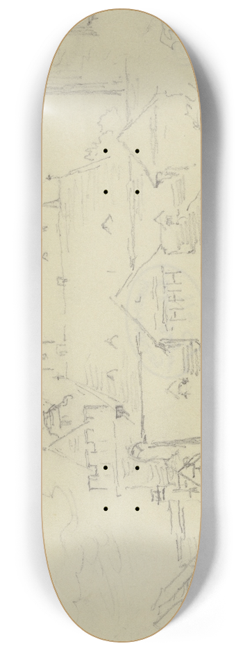 Anton Burger - Kronberg castle 8.25 inch art skate deck