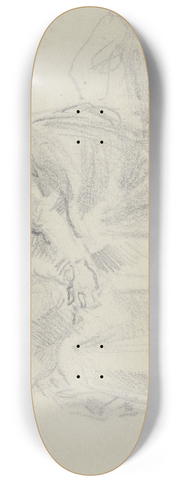 Anton Burger - Zwei Bauersfrauen im Gesprch 8.25 inch art skate deck