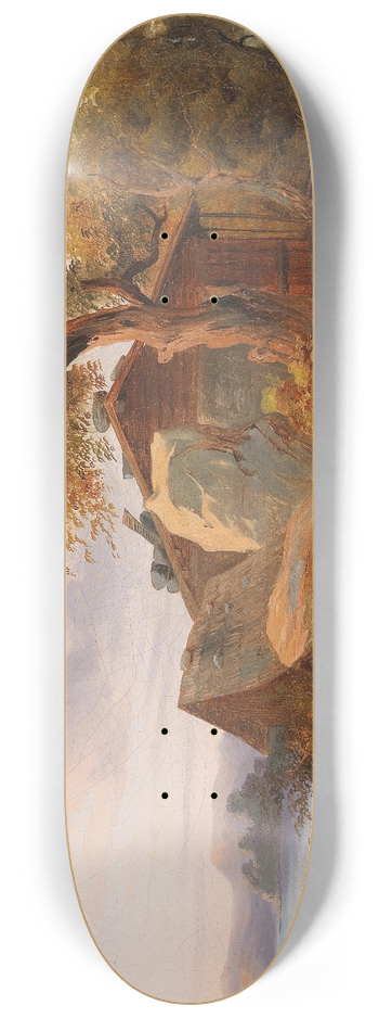 Anton Hansch - Resting By The Brookside 8.25 inch art skate deck