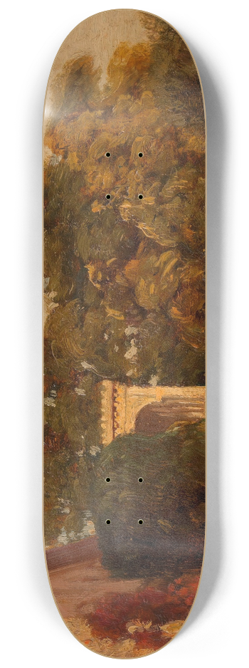 Anton Hlavacek - Partie aus dem Doblhoffpark in Baden 8.25 inch art skate deck