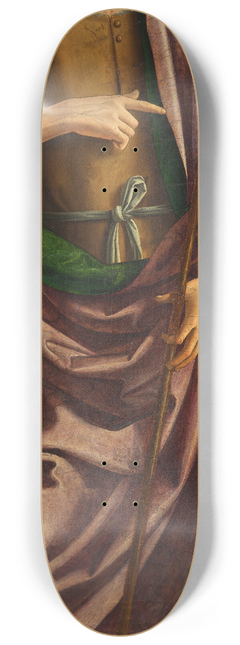 Antoniazzo Romano - John the Baptist 8.25 inch art skate deck