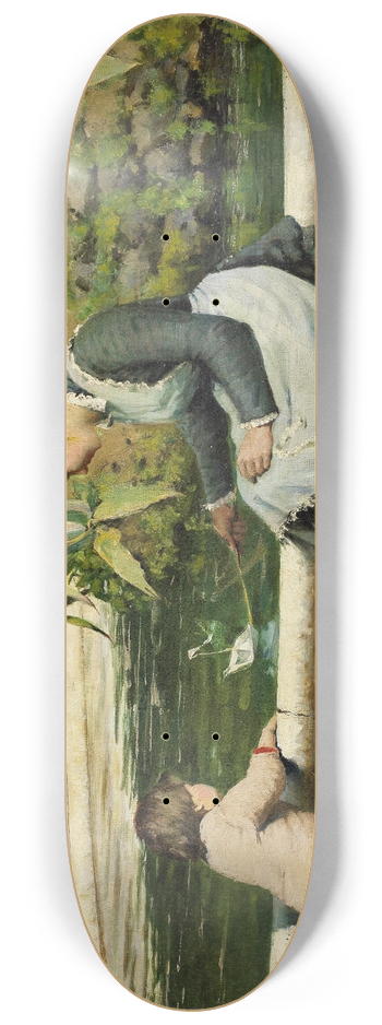 Antonino Leto - Il Gioco A Villa Tasca 8.25 inch art skate deck