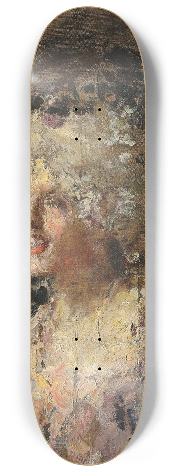 Antonio Mancini - Donna in Costume del Settecento 8.25 inch art skate deck