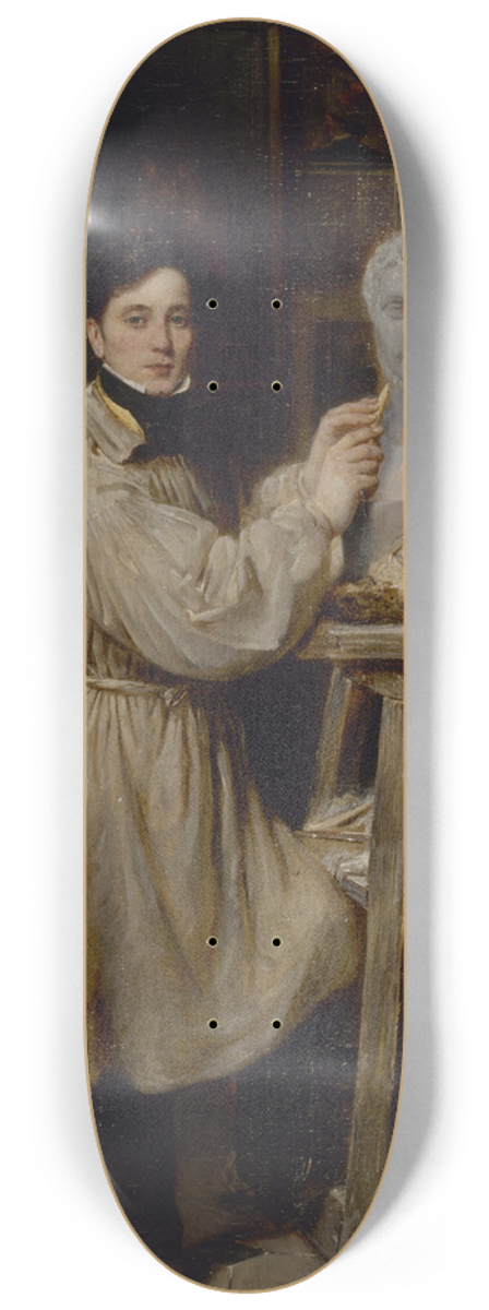 Franois-Gabriel-Guillaume Lpaulle - Jean-Pierre Dantan (1800-1869), dans son atelier, modelant le buste de Lpaulle 8.25 inch art skate deck