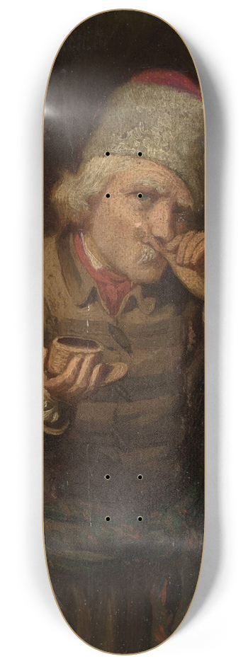Antoni Piotrowski - Peasant taking a pinch of snuff 8.25 inch art skate deck