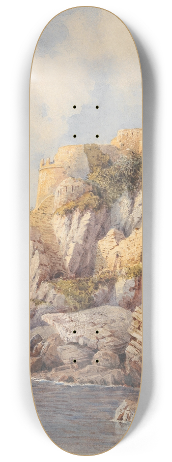 Anton Perko - Castelnuovo, Forte di Mare 8.25 inch art skate deck