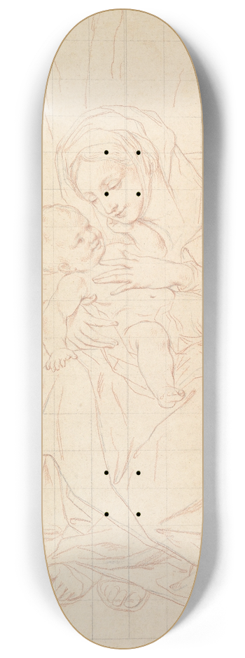 Anton Raphael Mengs - Rest on the Flight into Egypt 8.25 inch art skate deck