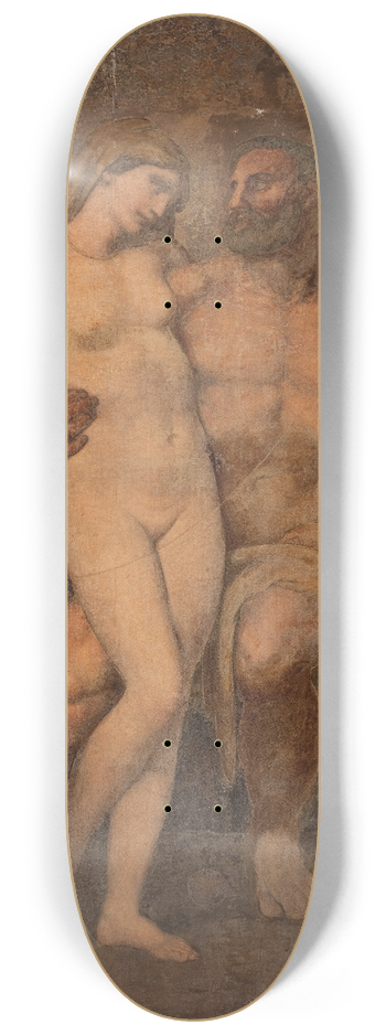 Anton Von Gegenbaur - Hercules And Omphale 8.25 inch art skate deck