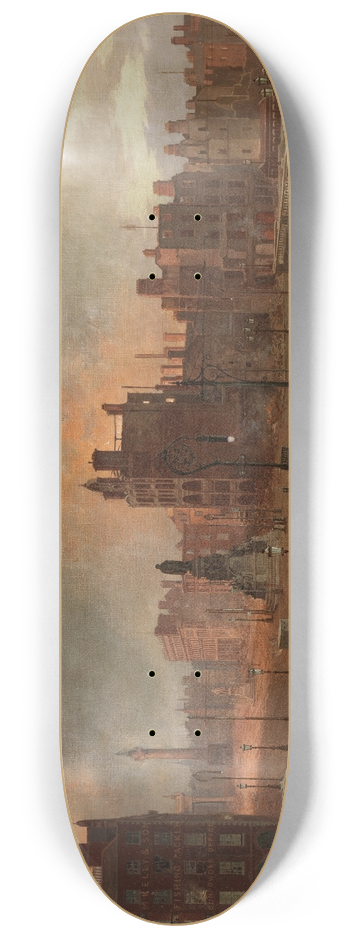 Archibald McGoogan - After the Bombardment 8.25 inch art skate deck