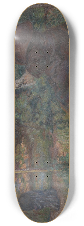 Armand Guillaumin - In the garden 8.25 inch art skate deck