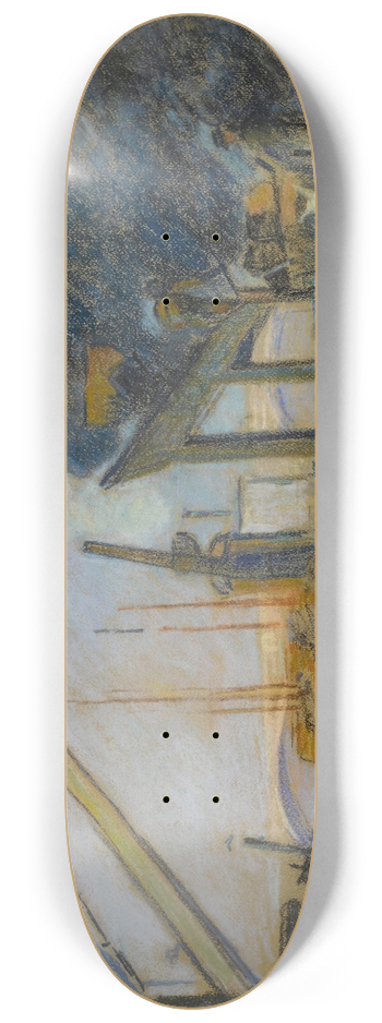 Armand Guillaumin - Quai de la Rape, Paris 8.25 inch art skate deck