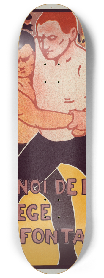 Armand Rassenfosse - Tournoi de Lutte 8.25 inch art skate deck
