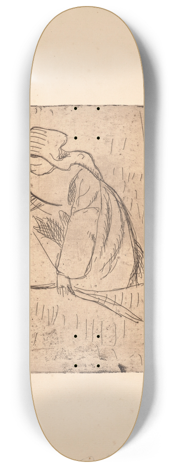 Armand Seguin - La Glaneuse (The Harvester) 8.25 inch art skate deck