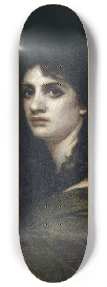 Arnold Bcklin - Melancholy 8.25 inch art skate deck