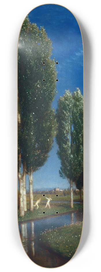 Arnold Bcklin - Summer Day 8.25 inch art skate deck