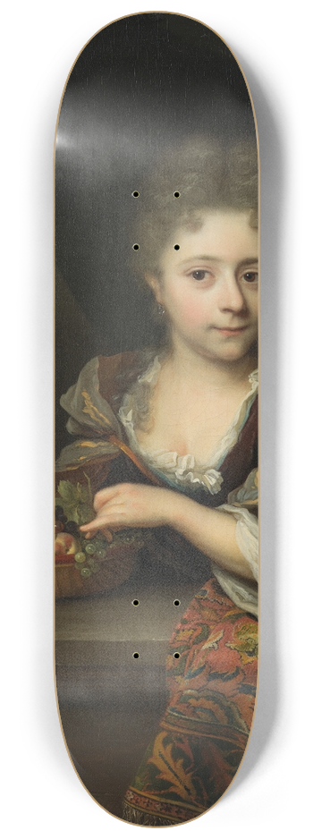 Arnold Boonen - Christina Johanna Backer (1688-1737) 8.25 inch art skate deck