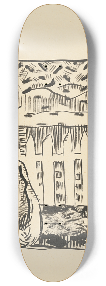 Arnold Peter Weisz-Kubnan - Starena 8.25 inch art skate deck