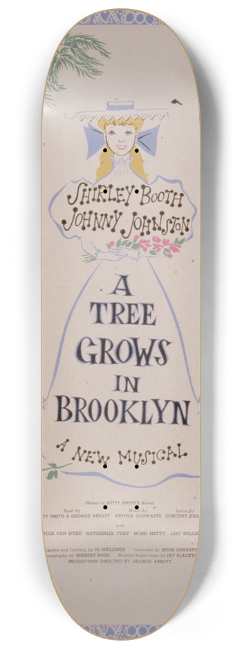 Artcraft Lithograph - A tree grows in Brooklyn 8.25 inch art skate deck