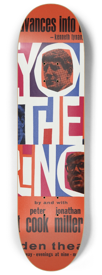 Artcraft Lithograph - Beyond the fringe 8.25 inch art skate deck